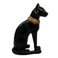thumbnail image 2 of Egyptian Ancient God Deity Small Bastet Figurine Ubasti Bast Cat Motherhood Home Goddess Collectible Statue, 2 of 4