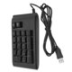 thumbnail image 5 of Teclado numérico con cable USB, teclado numérico de 19 teclas, retroiluminación RGB resistente al agua, portátil para ordenador portátil, negro, 5 of 5
