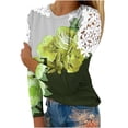 thumbnail image 1 of Shorts pour Femmes T-Shirt Décontracté à Carreaux à Col Rond à Manches Courtes Haut Ample,Tops pour Femmes,Hauts à Manches 3/4 pour Femmes,Hauts Décontractés pour Femmes, 1 of 5