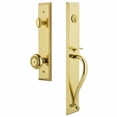 thumbnail image 3 of Grandeur Fifth Avenue S Grip Dummy Handleset with Parthenon Interior Knob, 3 of 5