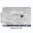 thumbnail image 3 of No-Pump Vacuum Storage Bags, Press & Seal Reusable Space Saver Bags, Air Tight Compression Storage Bags for Clothes, Comforters, Blankets, Bedding, Travel Home Organization, 3 of 6