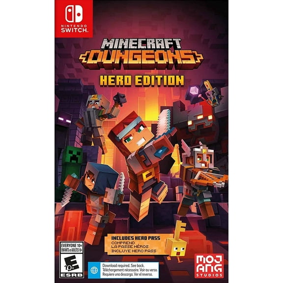 Pre-Owned Minecraft Dungeons Hero Edition, Nintendo, Nintendo Switch