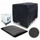 thumbnail image 1 of Funda de lona para depósito IBC de 1000 l, 116 x 100 x 120 cm, anti-UV, anti-lluvia, para depósito de agua (negra) FDC,, 1 of 5