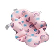 thumbnail image 4 of Alfombrilla de bañera para recién nacido, cojín de baño para bebé, alfombrilla de apoyo para asiento de baño suave antideslizante para bebé, asiento Rosa Sunnimix Almohadilla de soporte para asiento de baño, 4 of 7