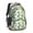 Beige Cartoon Dinosaurs, variant on Dinosaur and Pineapple White Pattern Cute School Backpack Bag with Padded Back and Adjustable Shoulder Straps 16.9 X 12.6 X 5.9 Inches