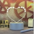 thumbnail image 4 of Xihbxyly Pizarra Led, Lámpara Acrílica con Mensaje Personalizado, Alimentación Por Usb y Bolígrafo Borrable, Decoración de Escritorio Multifuncional, Ideal para El Hogar, La Oficina, Vacaciones, Idea, 4 of 7