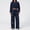 Navy, variant on Women Sun Protection Jackets Sports Set, Fitness Running Sportwear Casual Breathable Hiking Running Outdoor Pants Suit