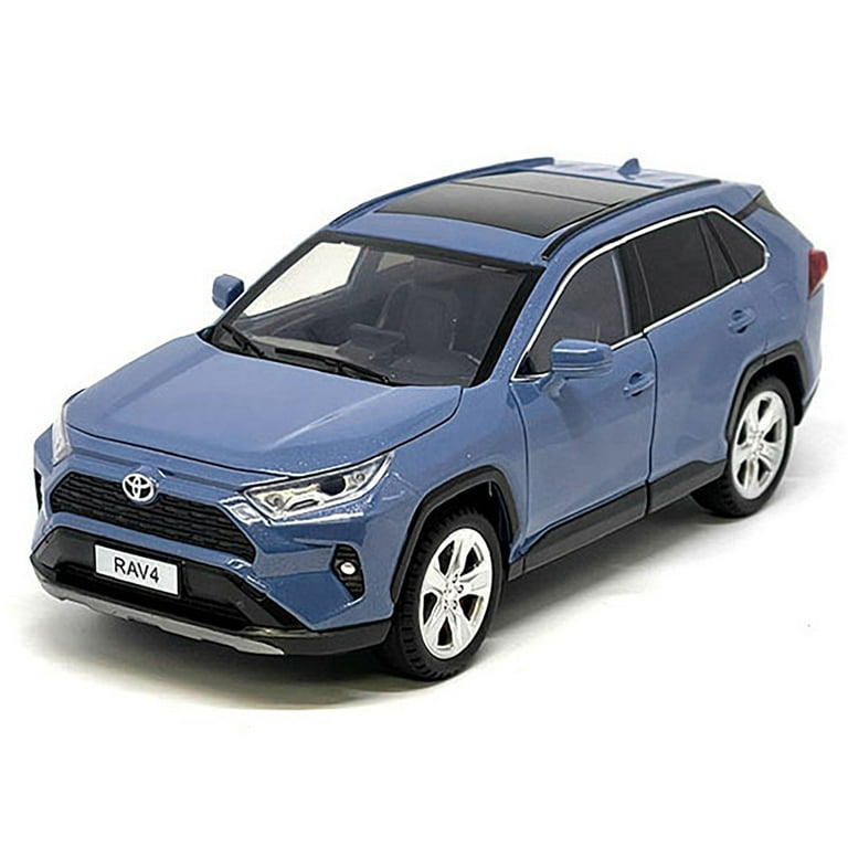 Toyota Rav4 Hybrid XLE Blue Metallic with Sunroof 1/24 Diecast