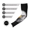 thumbnail image 5 of ALAZA Black Eagle Head UV Sun Protection Arm Sleeves UPF 50+ Compression Cooling Sleeve 1 Pair, 5 of 7