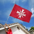 thumbnail image 3 of Yanbooch Far Cry Flag Eden's Gate Red Flags banner with Grommets Man cave Decor 3x5Feet, 3 of 5