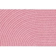 thumbnail image 2 of Pink Rug Braided Solid Color, 3-Foot by 5-Foot Oval Soft Kids/Nursery Carpet, 2 of 4