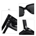 thumbnail image 3 of Gafas de sol de moda con montura grande y polarizadas para hombre y mujer, 3 of 4