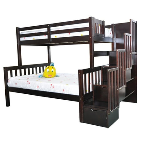 Stairway Twin Over Full Bunk Bed, Bunk Beds Canada