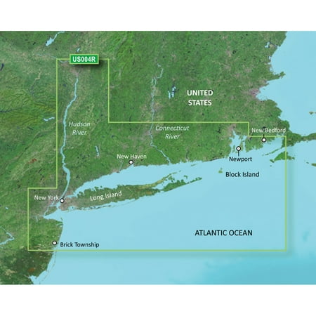 Garmin Bluechart G2 Vision Card - GARMIN VUS004R NEW YORK BLUECHART G2 VISION