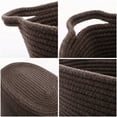 thumbnail image 4 of Unique Bargains Panier à Linge Tissé avec Poignée Grands Paniers de Rangement, 4 of 6