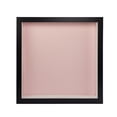 thumbnail image 2 of 13x13 Shadow Box Frame In Black With A 1 3/4" Usable Depth Includes Light Pink Acid-Free Backing,, 2 of 6