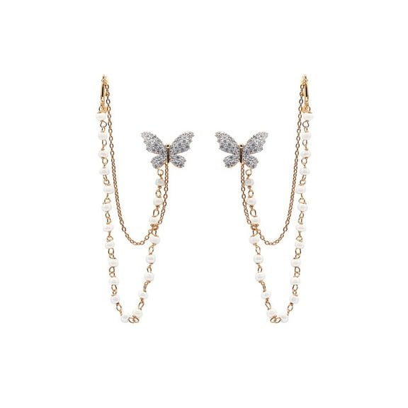 Detachable Butterfly Earrings | Sterling Silver 925 | Date Night Earrings for Women