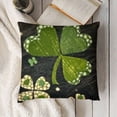thumbnail image 3 of ST Patricks Day Throw Pillow Covers,Stripes Decoration for Sofa Couch, 3 of 5