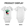 thumbnail image 3 of Newest Kuwait National Soccer Team Fan Cute Baby Romper (White, 12-18 Months), 3 of 5