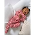 thumbnail image 4 of Gerber Baby Neutral Sleep N´ Play 2-Way Zipper Footed Pajamas, 4-Pack, Sizes, Newborn - 6/9 Months, 4 of 17