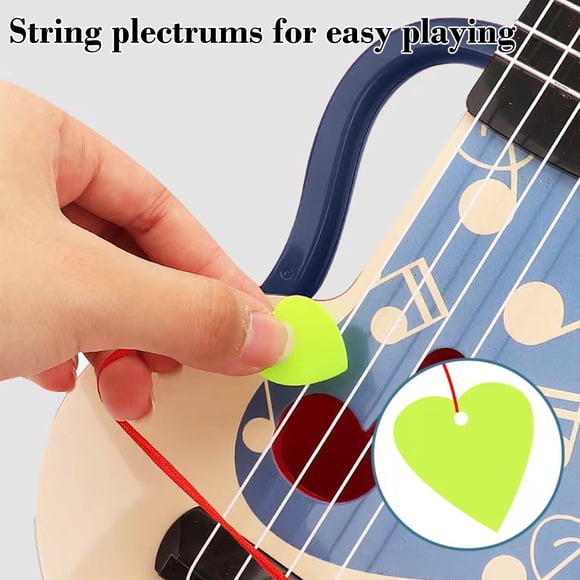 Music Toys,Music Education Toys,Music Education Supplies Learning Toys,Christmas Toys for Kids,Children Can Play Portable Ukulele Toy Musical Instrument Early Education Beginner Guitar Birthday Gift