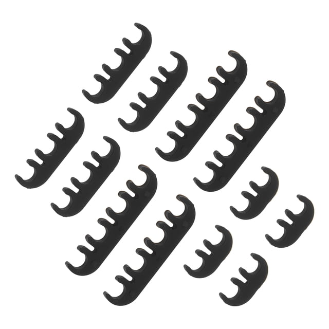 Separadores de bujía de motor Unique Bargains 12pcs 7mm 8mm soporte de cable de encendido para Chevrolet para Ford negro