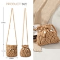 thumbnail image 3 of Bandolera de paja Avisky para mujer, bolso bohemio de verano, 3 of 9