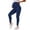Navy, variant on Amzcrzy Women's Maternity Leggings Solid Color Over The Belly Maternity Workout Clothes Stretchy Butt Lifting Ankle Length Pregnancy Active Workout Yoga Pants Gray S