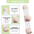 thumbnail image 4 of Duslogis Bird Drinker Waterer Parakeet Water Dispenser for Cage Bird Drinking Water Bottle Parrot Automatic Drinking Device for Budgie Cockatiel Lovebirds Canary Finch (9.4oz/220ml, Pink), 4 of 7