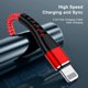 thumbnail image 3 of Cshidworld Paquete de 3 [Certificado por Apple MFi] Cargador Lightning Cables (3/6/6 Pies), Cable de Carga Rápida de Nylon Compatible con iPhone 13/13 pro/12/11/11 Pro/X/XS Max/XR/ iPad Air 2/Mini Ai, 3 of 8