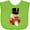 Apple Green, variant on Inktastic Christmas Nutcracker in Red Boys or Girls Baby Bib
