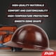 thumbnail image 2 of Casco Dynamic WolfJaw de fibra de vidrio de ala completa con trinquete, 2 of 8