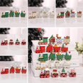 thumbnail image 3 of Ornament Wooden Train Toy For Christmas Tabletop Room Decoration Optional Color, 3 of 8