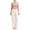 Pink, variant on Erwazi Women's Lace Long Sleeve Tops and High Waist Full Length Pajama Set 2 Piece Pjs with Pockets