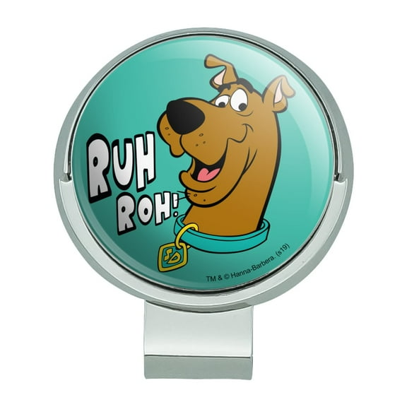 Scooby-Doo Ruh Roh Golf Hat Clip With Magnetic Ball Marker