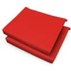 Yellowstone Red Deluxe Seat Pads, Set of 2
