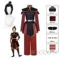 thumbnail image 2 of Anime Avatar Cosplay The Last Airbender Azula Cosplay Sets Cosplay Disfraz Halloween Cosplay Ropa con Peluca Traje xxxl, 2 of 4