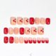 thumbnail image 4 of Juego de 24 uñas postizas acrílicas cortas con decoración de flores 3D., 4 of 5