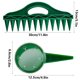 thumbnail image 5 of Plástico Plaza Dibbler Garden Seeder Tool 12 Hoyos Sembradora Mano Siembra Rápida (1set), 5 of 5