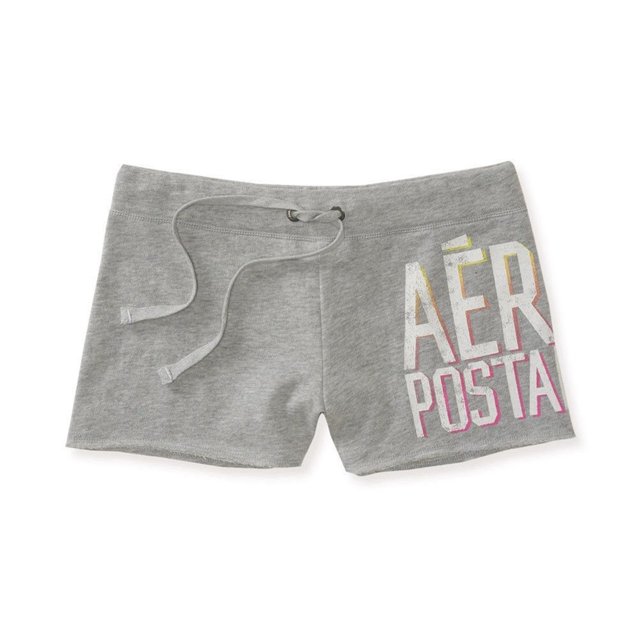 Aeropostale Beach Cut Off Athletic Sweat Shorts para mujer, gris, mediano Aeropostale Sudor
