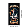 thumbnail image 3 of Magical Duck Banner Cartoon Witch Design Starry Theme for Halloween Party Kids Celebration Indoor Event, 3 of 5