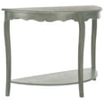 thumbnail image 2 of SAFAVIEH Christina Solid Rustic Demilune Console, French Grey, 2 of 5