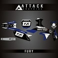 thumbnail image 2 of Attack Graphics Custom Fury Complete Bike Restyle Graphics Kit Compatible with Cycra Powerflow Body Kit for Yamaha YZ250FX 2023, 2 of 4