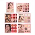 thumbnail image 1 of 67 Colors Eye Shadow Stage Multi-Functional Five-Layer Color Highlight Cos Repair Blush Book, 1 of 8