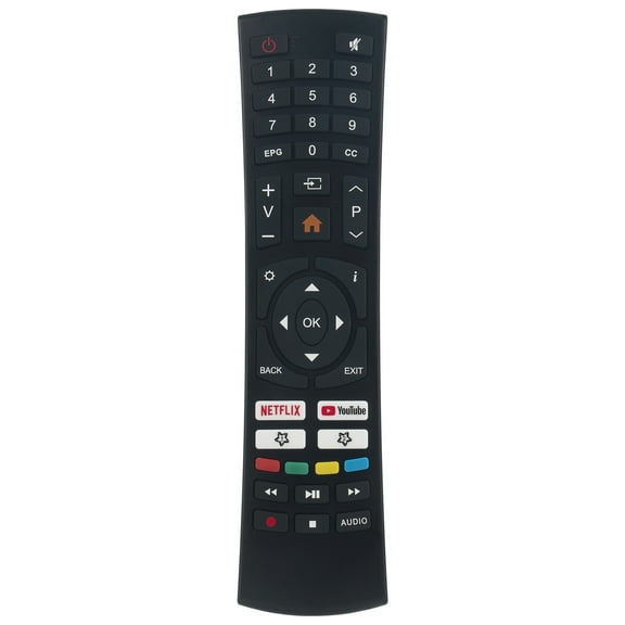 Replacement Remote Control, Fit for Caixun/Sansui LED Smart TV EC32S2N ES32S1N S55A6U S32P28N S43P28F S40P28FN S43P28FN