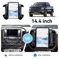 thumbnail image 4 of Aotsr 14.4 inch Tesla Style Qualcomm Android 13 Car Radio for Chevrolet Silverado GMC Sierra 2014-2019 Stereo Replacement Multimedia Player Head Unit, 4 of 11