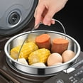 thumbnail image 2 of 316 Stainless Steel Steaming Basket Steamers Insert for Cooking Vegetables Meats Multifunctional Steam Pots Rack, 2 of 8