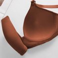 thumbnail image 6 of EaskTriop Bras Women's B-Cup Solid Color Ribbed Pattern Back-Closure Adjustable Straps Lightweight Breathable Comfortable Wire-Free Bra, 6 of 6