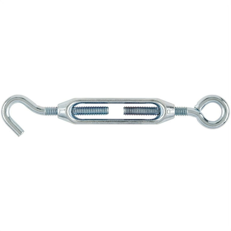 Hampton Zinc-Plated Aluminum/Steel Turnbuckle 275 lb Hampton Zinc-Plated Aluminum/Steel Turnbuckle 275 lb