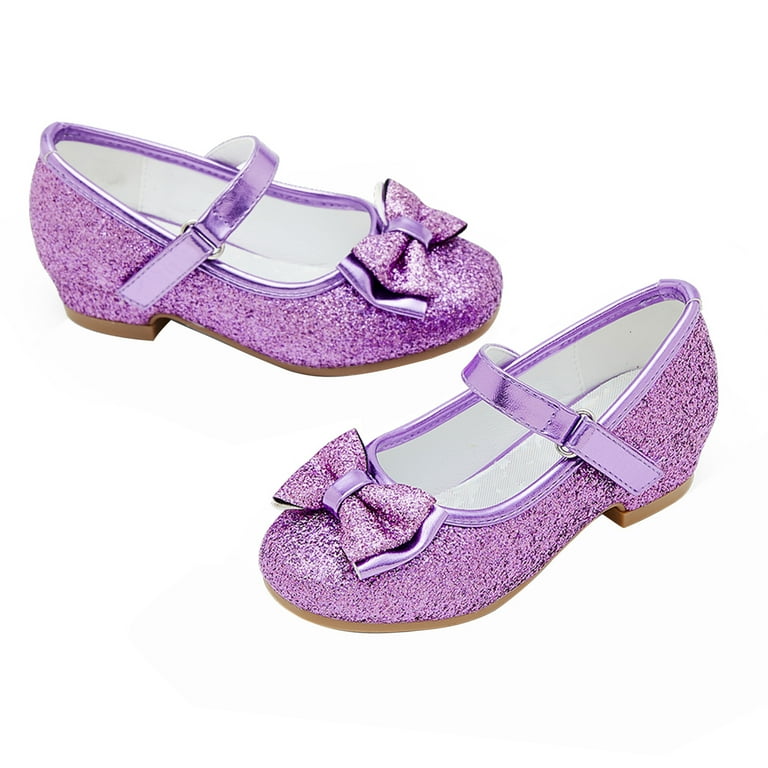 Girls purple hotsell sparkle shoes